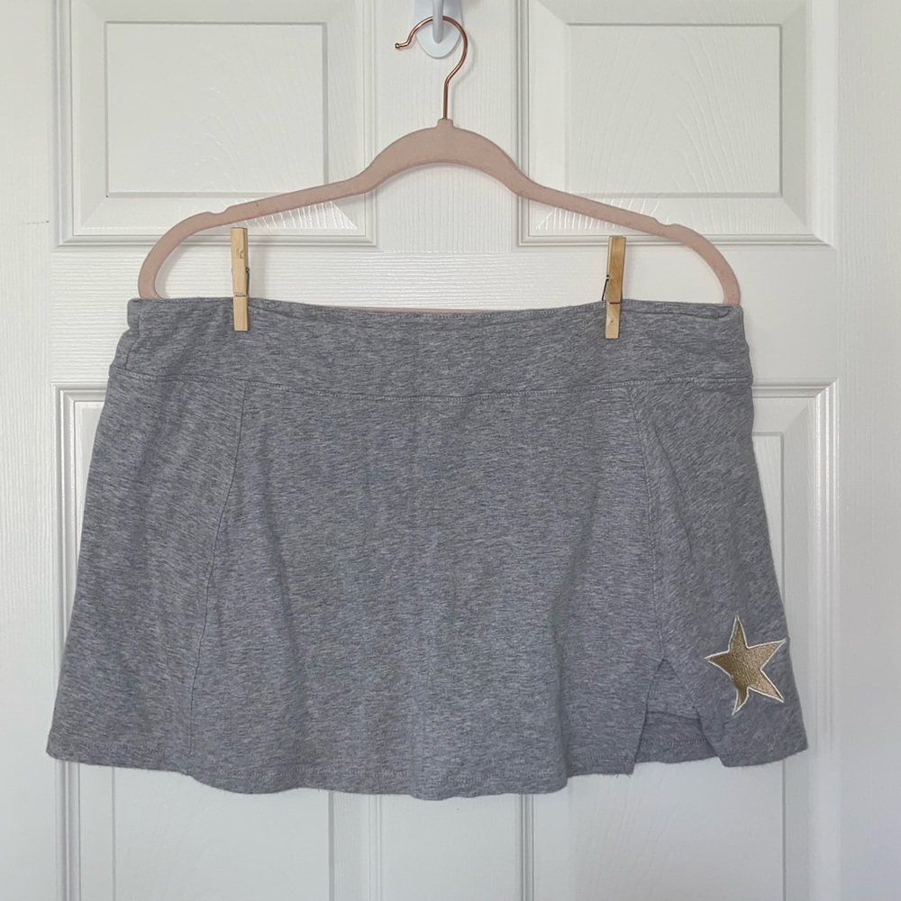 Target Gray Skater Skirt with Gold Star